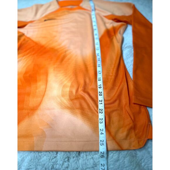 Nike women's small Football Soccer Goal Keeper futbol Jersey orange DH8226-819 - Picture 6 of 7